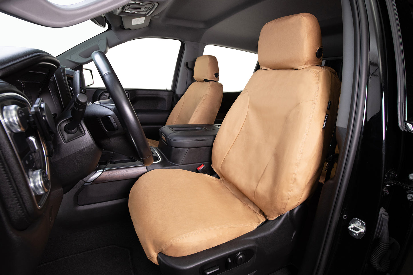 Seat Saver SS3351PCTN - Covercraft SeatSaver Custom Seat Cover - Polycotton Tan