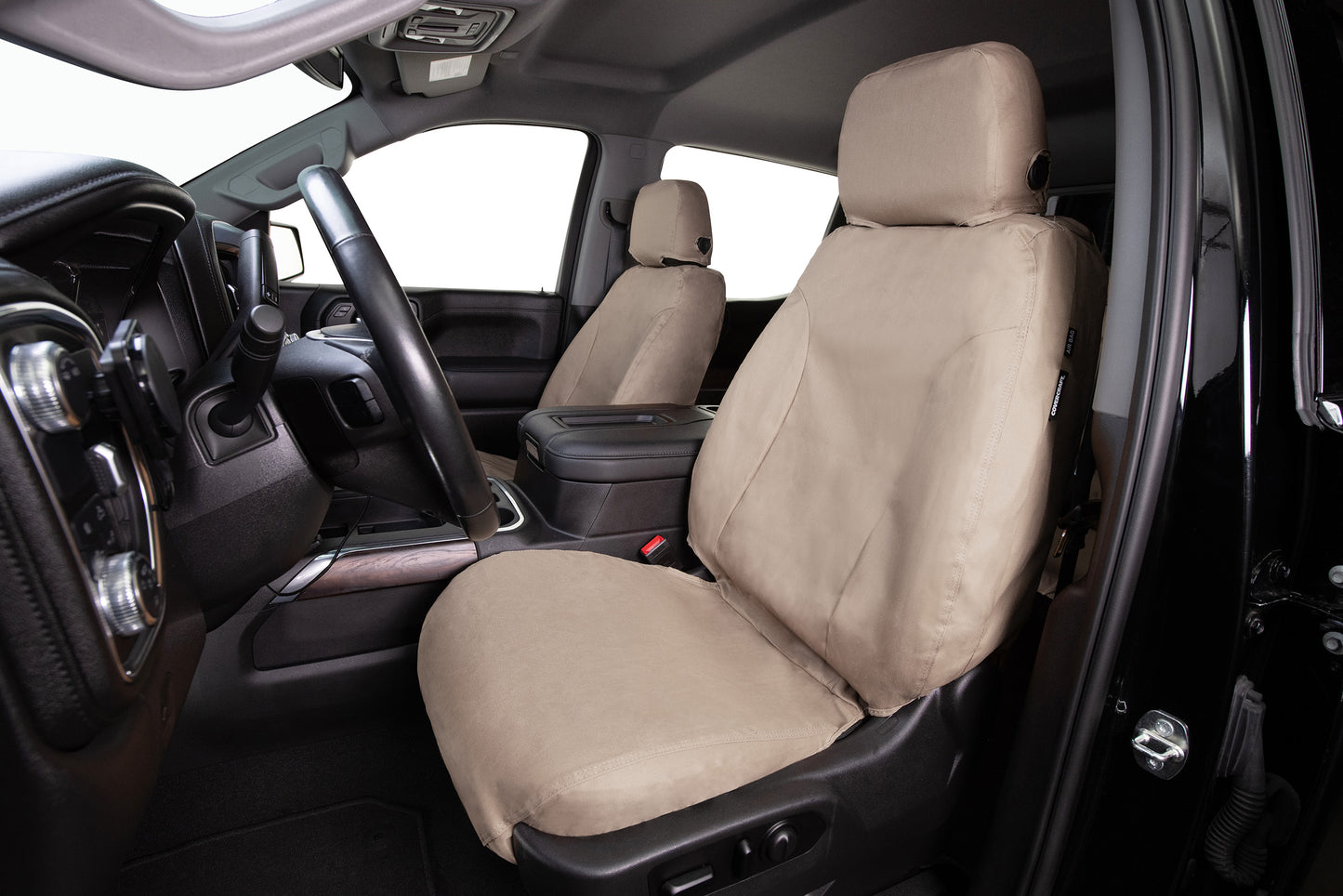 Seat Saver SS3353PCTP - Covercraft SeatSaver Custom Seat Cover - Polycotton Taup