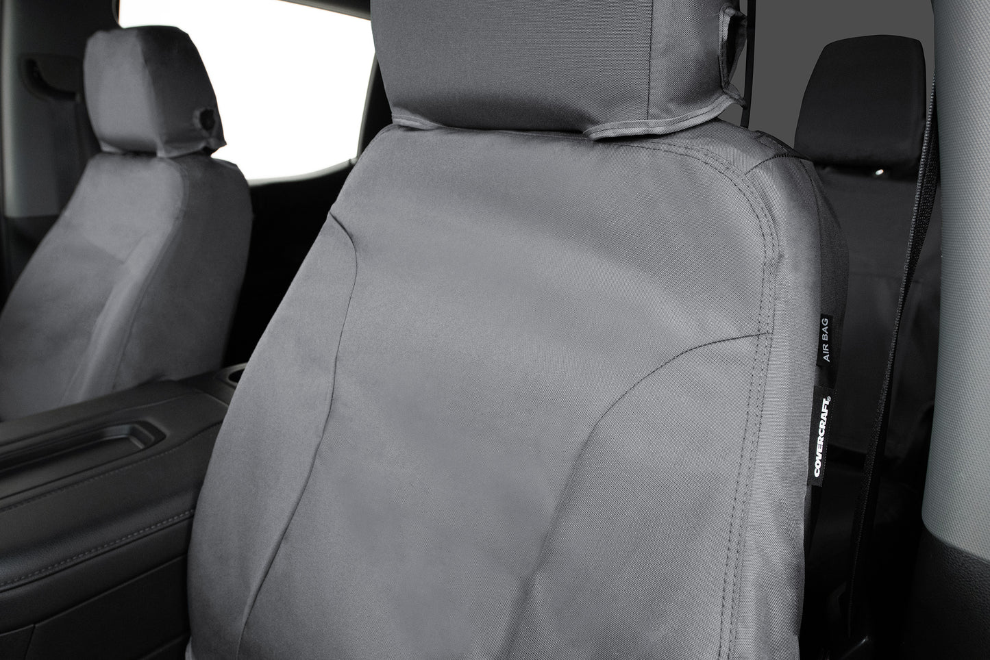 Seat Saver SS8497WFGY - Covercraft SeatSaver Custom Seat Cover - Waterproof Grey