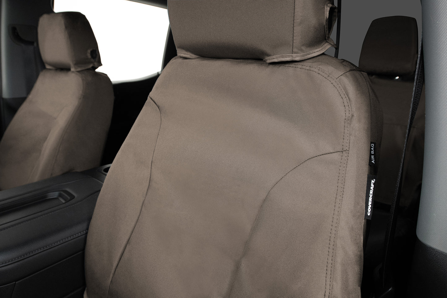 Seat Saver SS8433WFTP - Covercraft SeatSaver Custom Seat Cover - Waterproof Taup