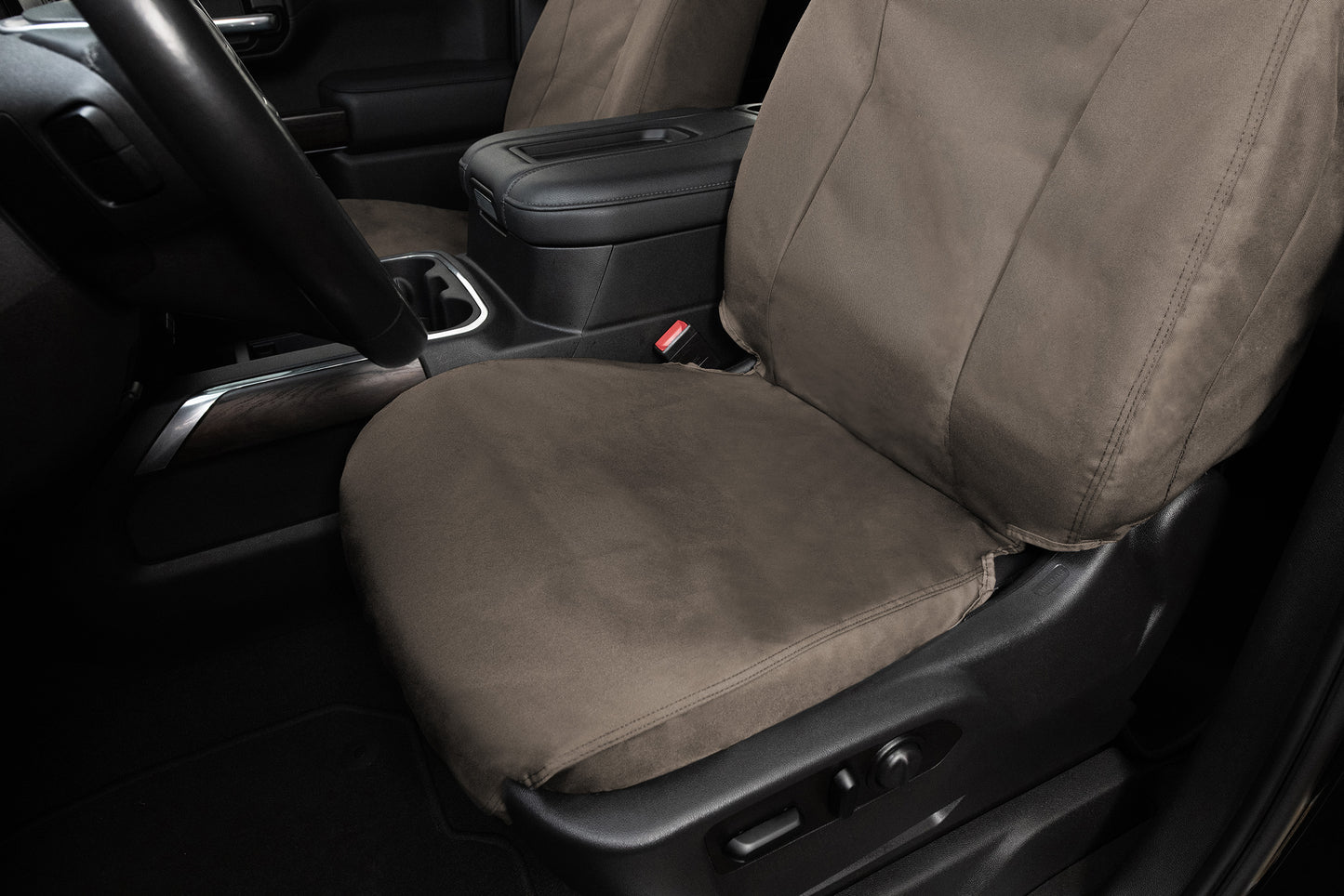 Seat Saver SS8421WFTP - Covercraft SeatSaver Custom Seat Cover - Waterproof Taup