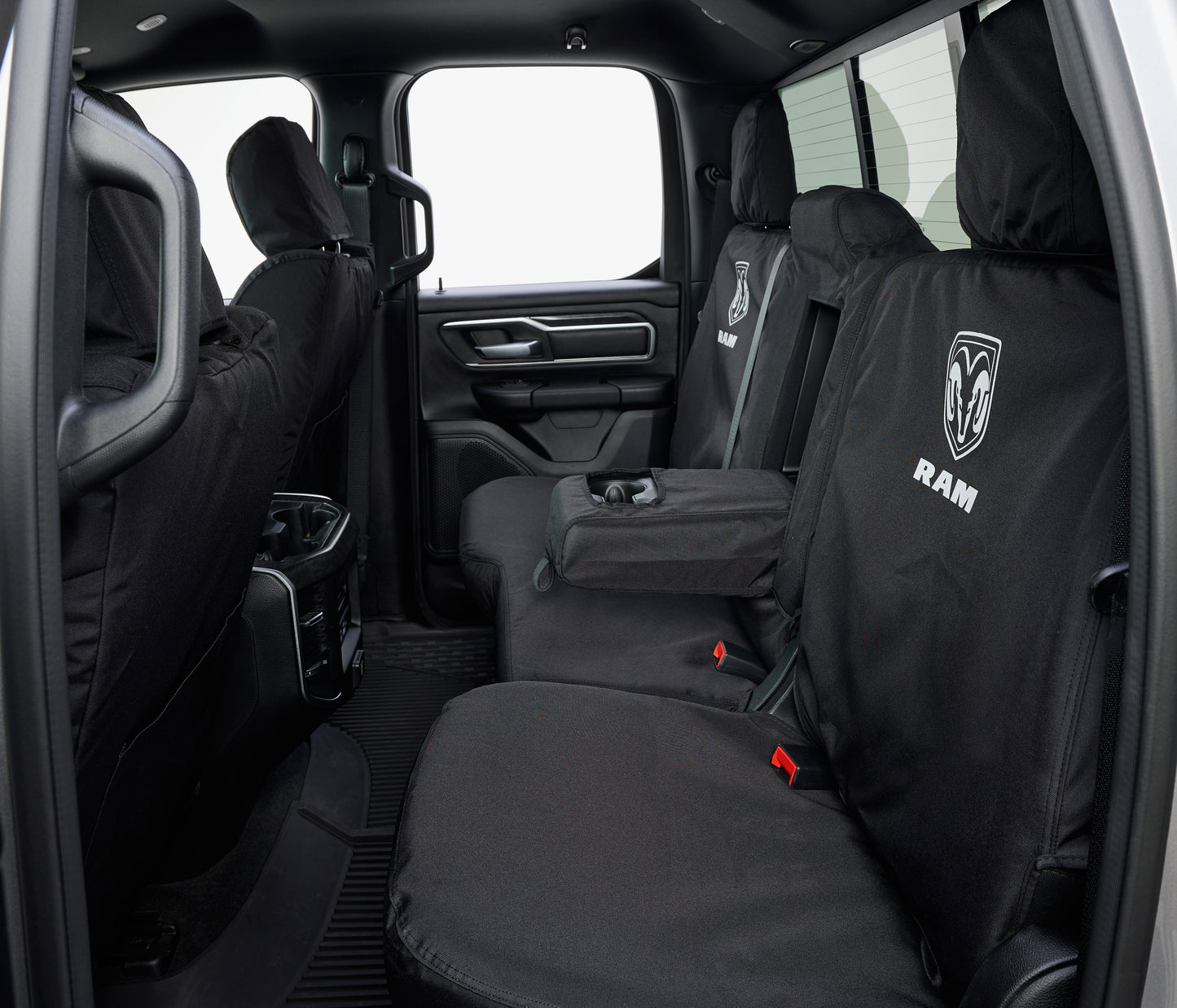 Seat Saver SSR3484FR11WFBK - Covercraft Endura RAM Logo SeatSaver Custom Seat Co