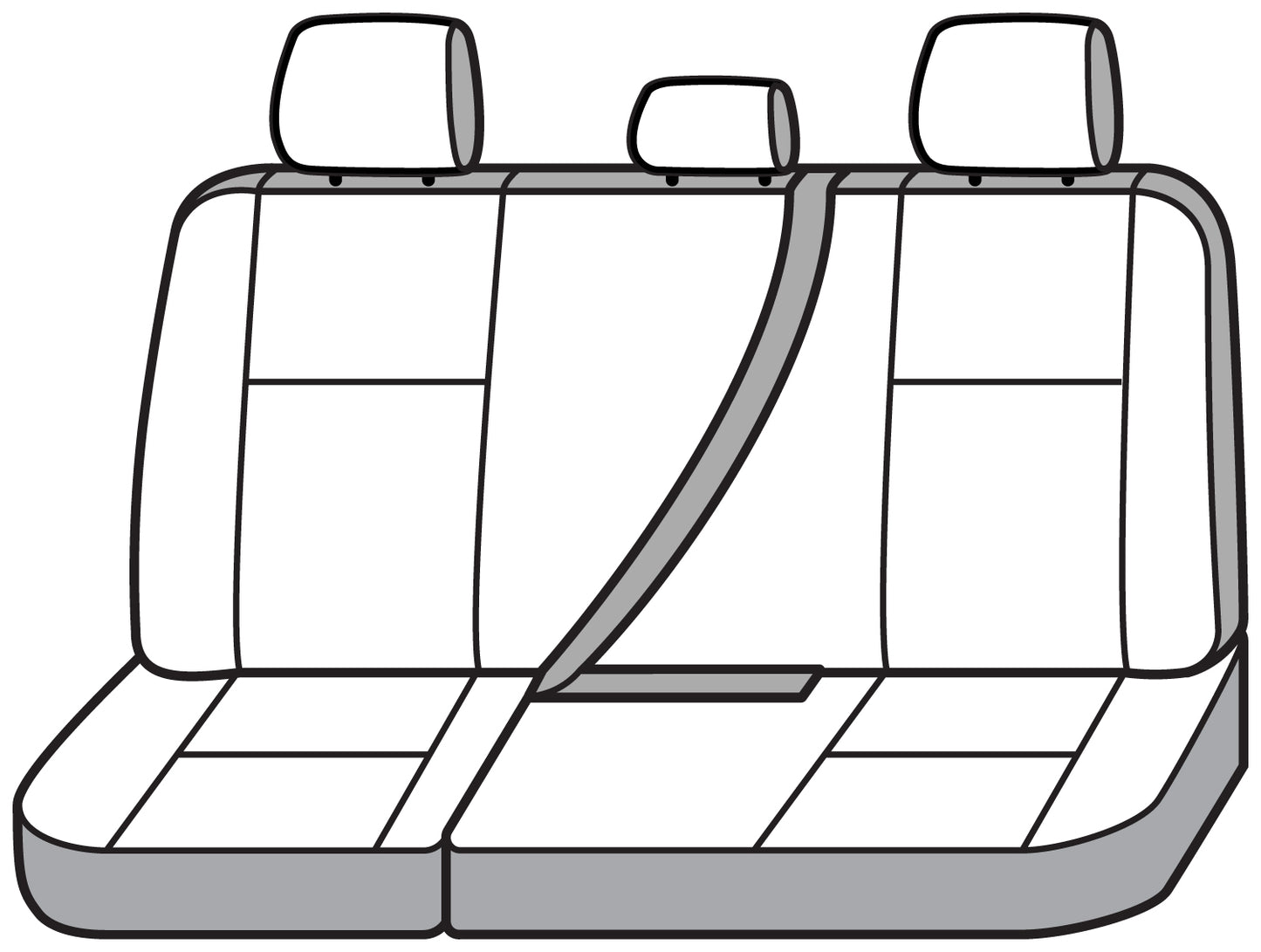 Seat Saver SS8489WFBK - Covercraft SeatSaver Custom Seat Cover - Waterproof Blac