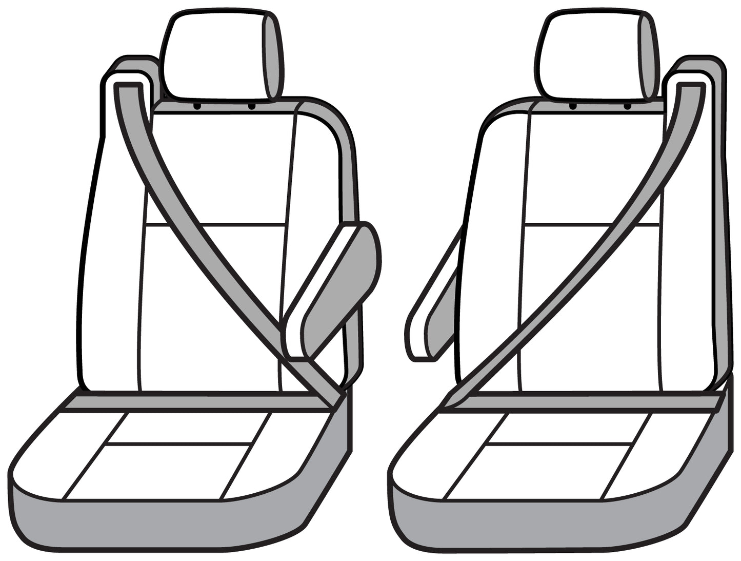 Seat Saver SS3353PCTP - Covercraft SeatSaver Custom Seat Cover - Polycotton Taup