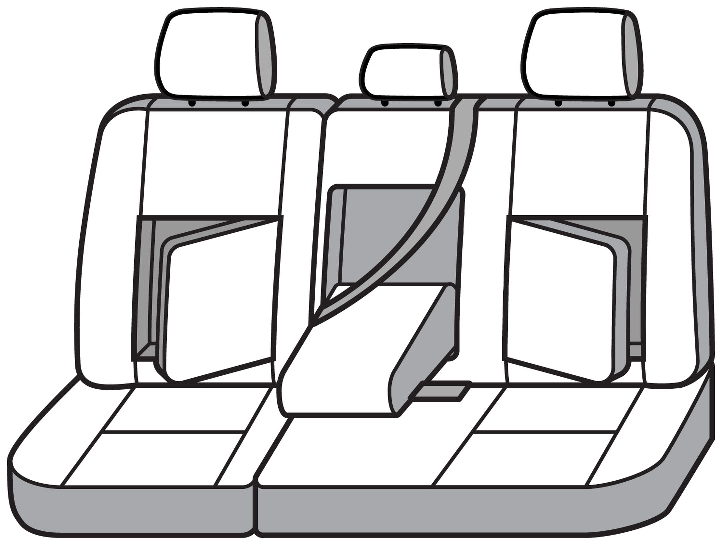 Seat Saver SS8486WFBK - Covercraft SeatSaver Custom Seat Cover - Waterproof Blac