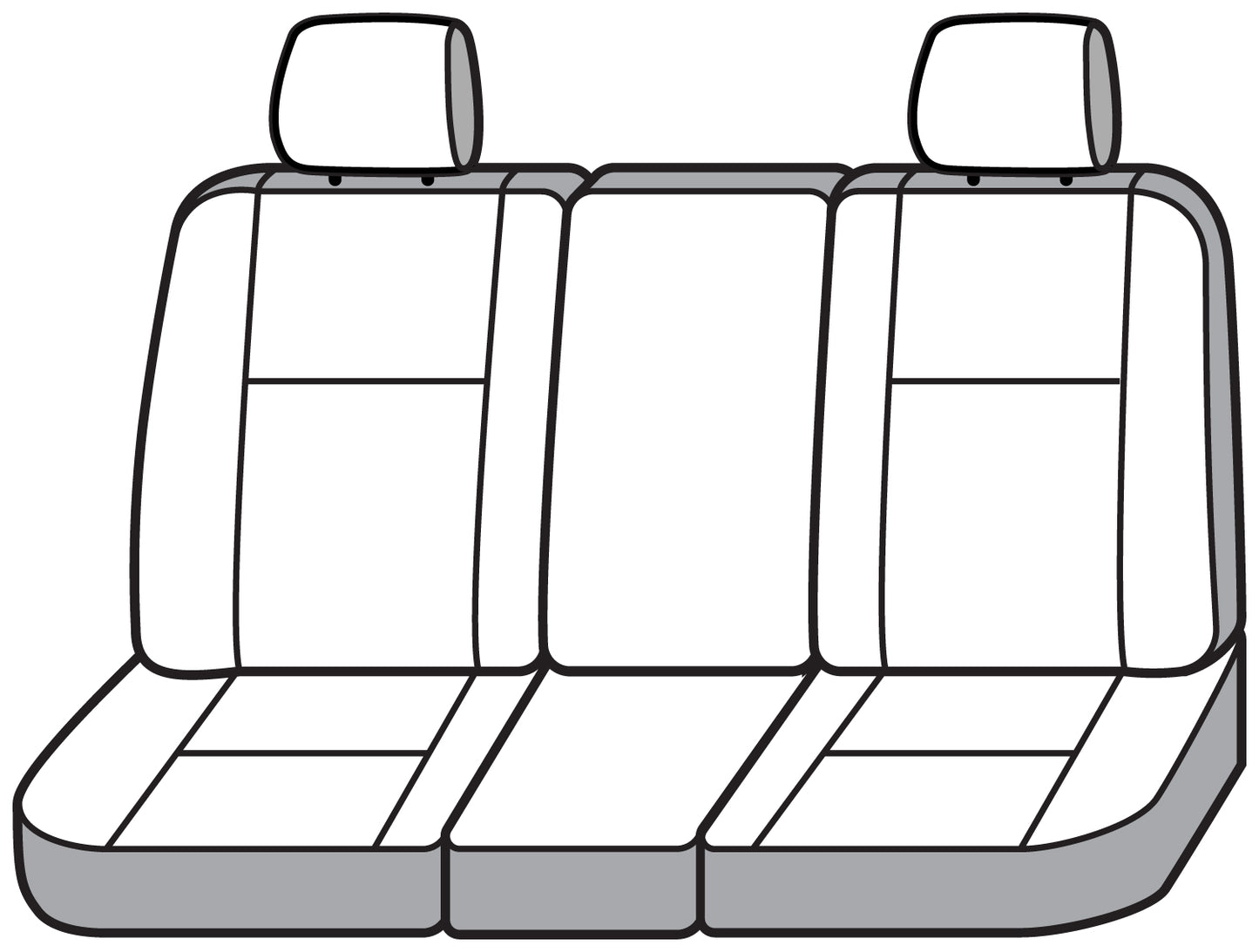 Seat Saver SS3411PCCH - Covercraft SeatSaver Custom Seat Cover - Polycotton Char