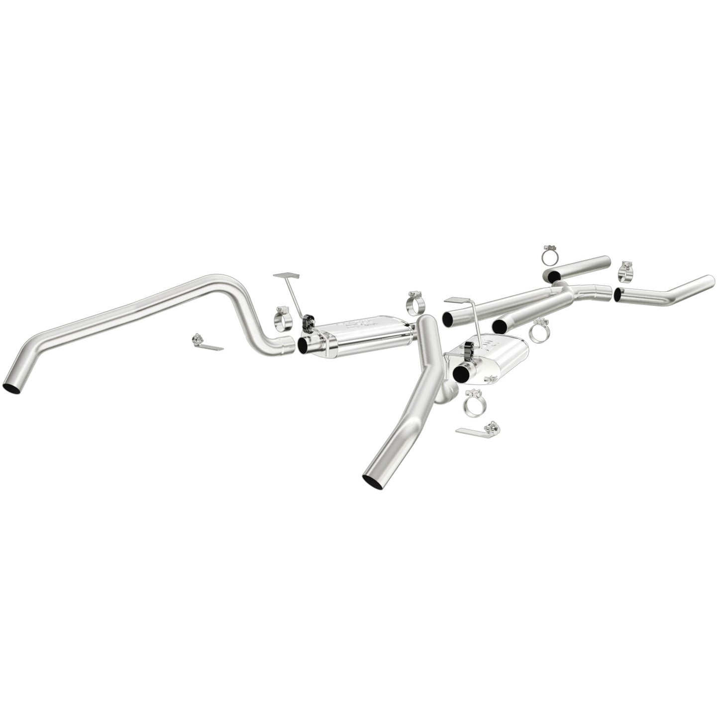 MagnaFlow Exhaust Products 15896 Street Series Stainless Crossmember-Back System